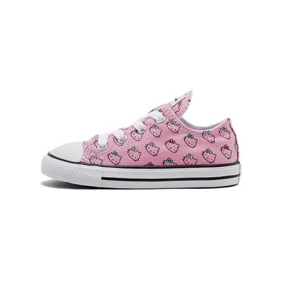 Кеды для малышей Hello Kitty x Chuck Taylor All Star Low TD Prism Pink Белые 764639C
