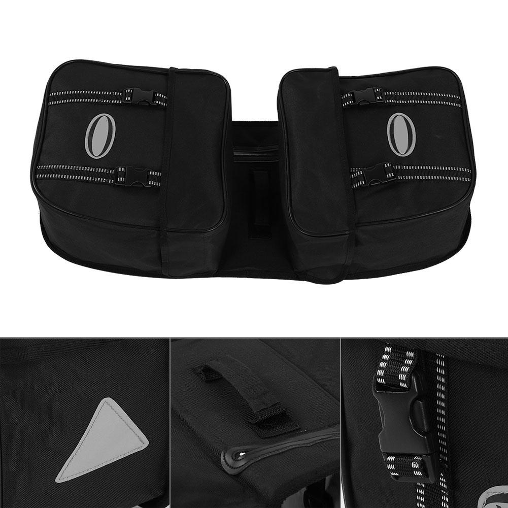 Waterproof Outdoor Bike Bicycle Rear Seat Tail Storage Bag Rack Trunk Travel Double Pannier Bag