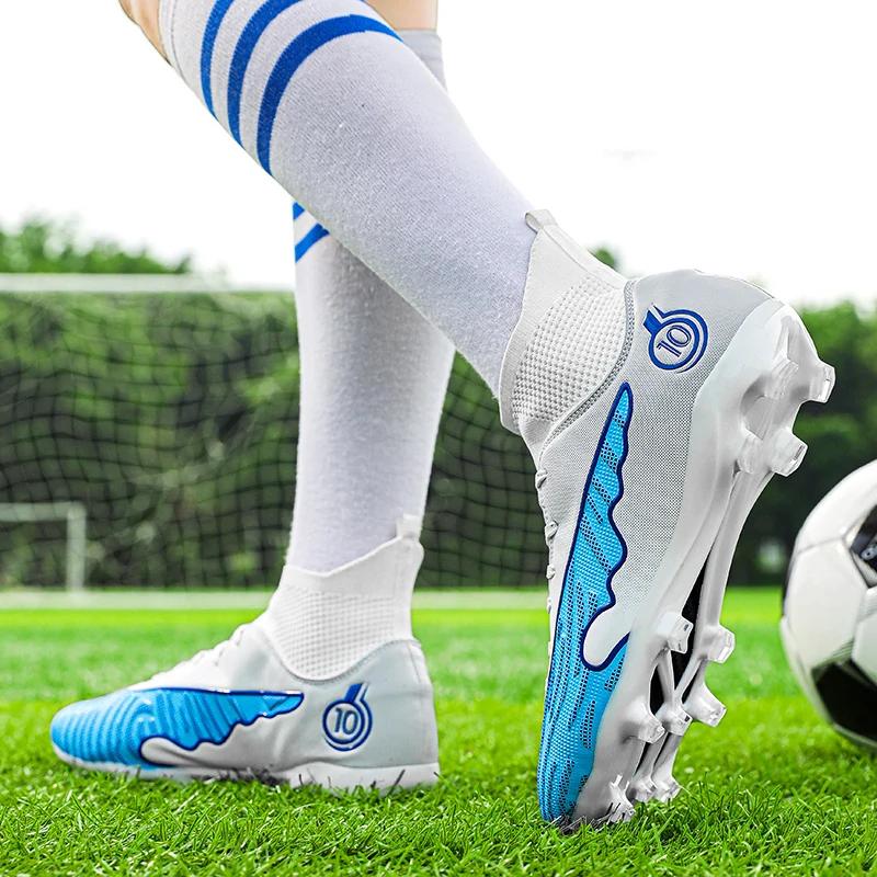 Мужские футбольные бутсы для студентов, тренировочные TF/FG, повседневные футбольные бутсы для мальчиков, профессиональные кроссовки, устойчивые футбольные бутсы