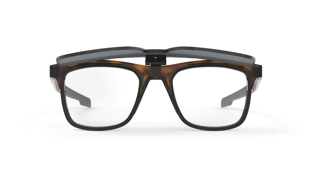 Sports Sunglasses INKAS Demi Turtle Gloss Smoke Black [RUDY PROJECT] Flip-Up SP681050-0000