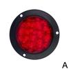 16 24 LED Tail Light 4" Round Red Stop Brake Turn Trailer Light For RV Truck Universal Car Signal Brake Rear Warning Tailli F8K1