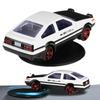 Rotating Drift Car Gyroscope Ornaments Classic AE86 Car Model Statue Racing Drifting Dashboard Ornament Gifts for Men Boys