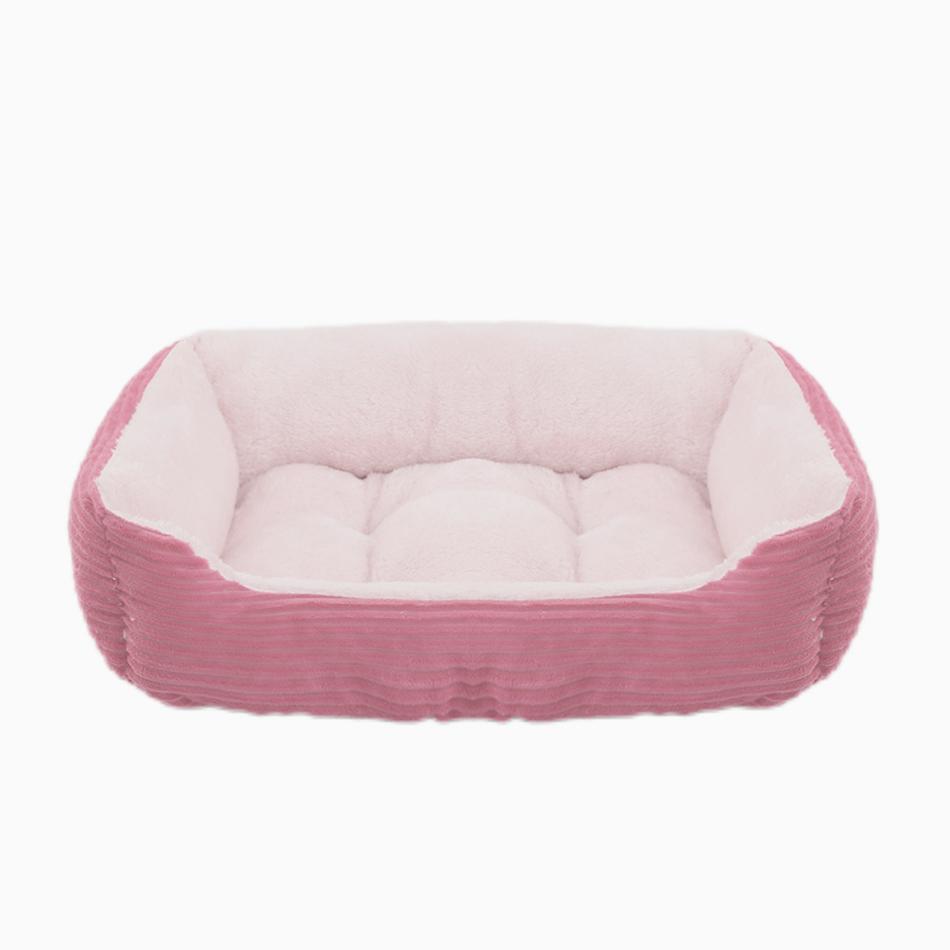 Pet Cat Dog Bed Cozy Square Plush Kennel Puppy Sofa Bed Small Large Dog Sleep Pad Portable Pet Bed Nest Pet Supplies Accessories