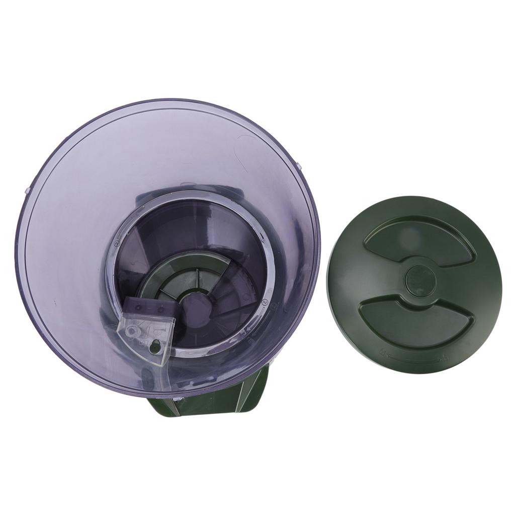 4.25L Automatic Pond Fish Feeder with Transparent Bucket LCD Screen Large Capacity Food Dispenser for Pond Aquarium