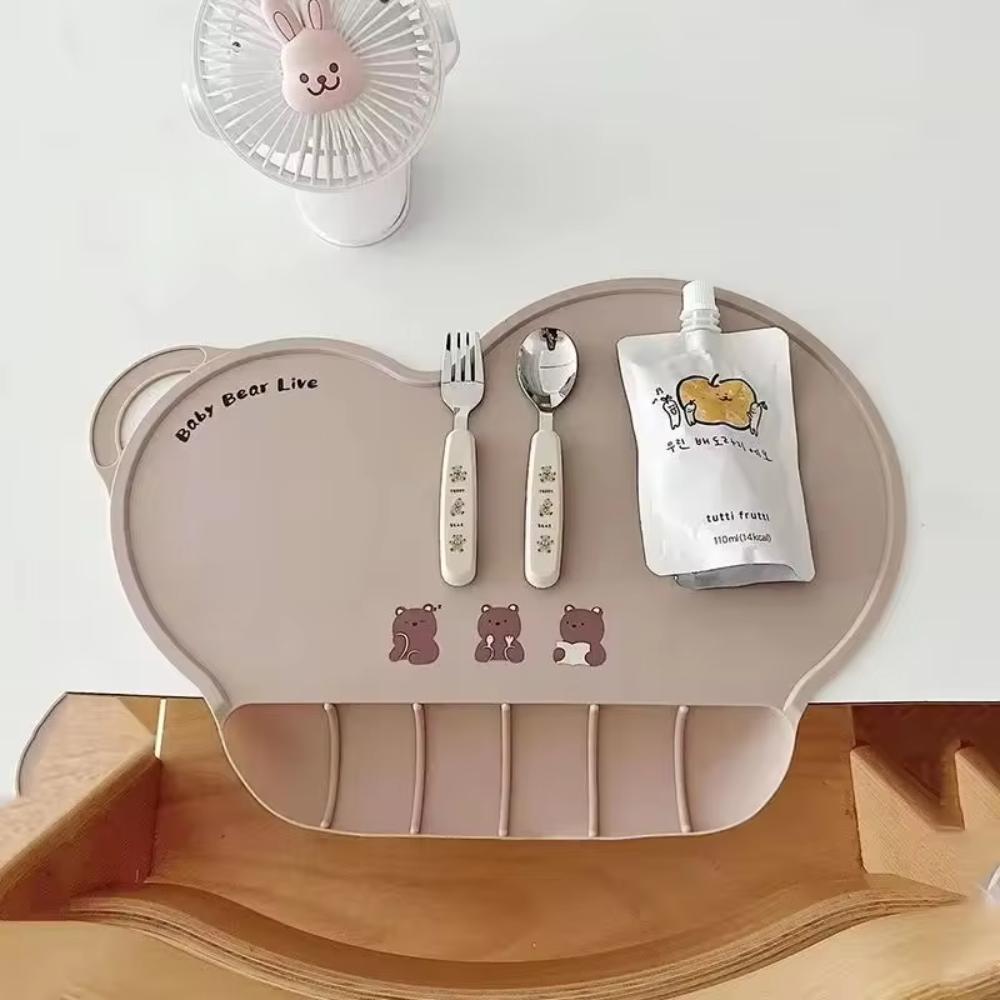 Водонепроницаемые салфетки Cloud, маслянистые силиконовые коврики для столовых приборов, легко моющиеся детские коврики для столов, для студентов