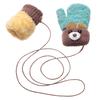 New Hot Elastic Boys Girls Cute Cartoon Kids Gloves Knitted Mittens Thick Warm