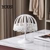 Hat Mannequin Head Stand Display with Arc Support, Shape Retention Lightweight Plastic Organizer, Cap for Retail Desktop Holder Rack Baseball Caps And