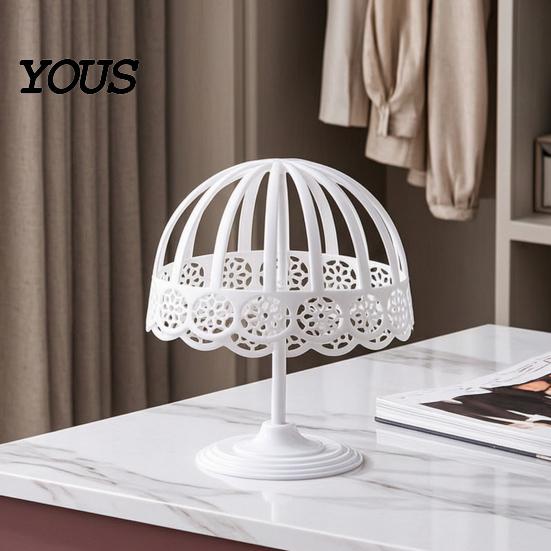 Hat Mannequin Head Stand Display with Arc Support, Shape Retention Lightweight Plastic Organizer, Cap for Retail Desktop Holder Rack Baseball Caps And