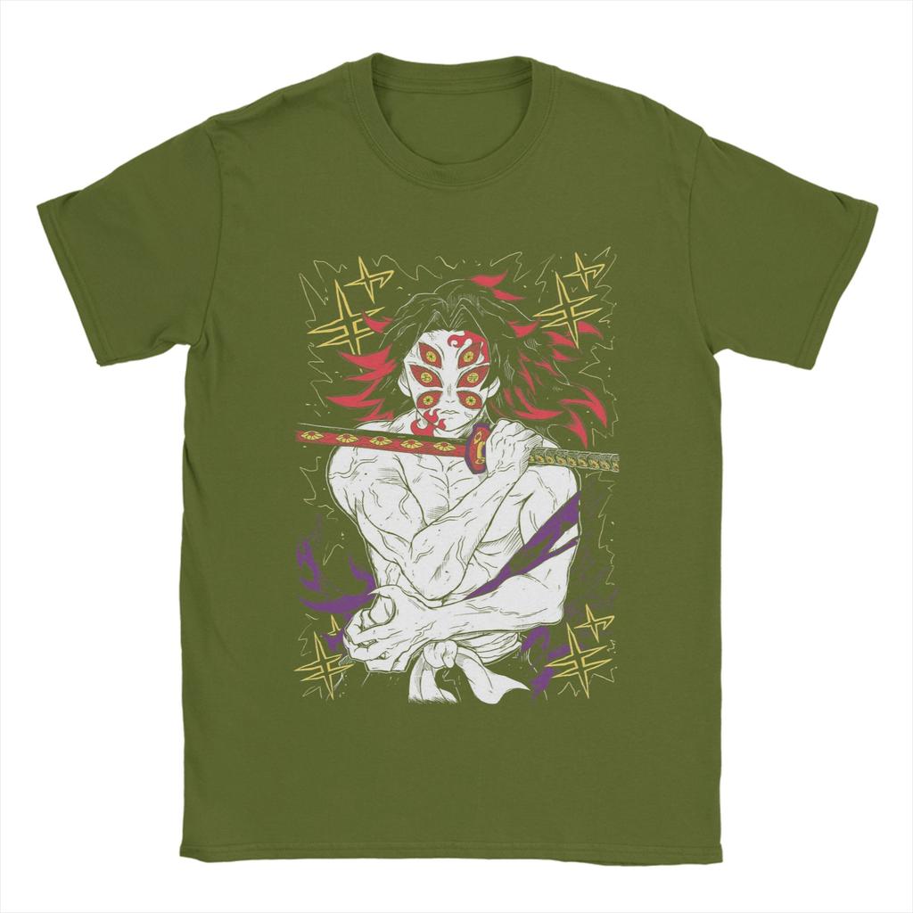 T-Shirts Kokushibo IV Demons Slayers Awesome Pure Cotton Tee Shirt Short Sleeve T Shirt O Neck Tops Party Unisex
