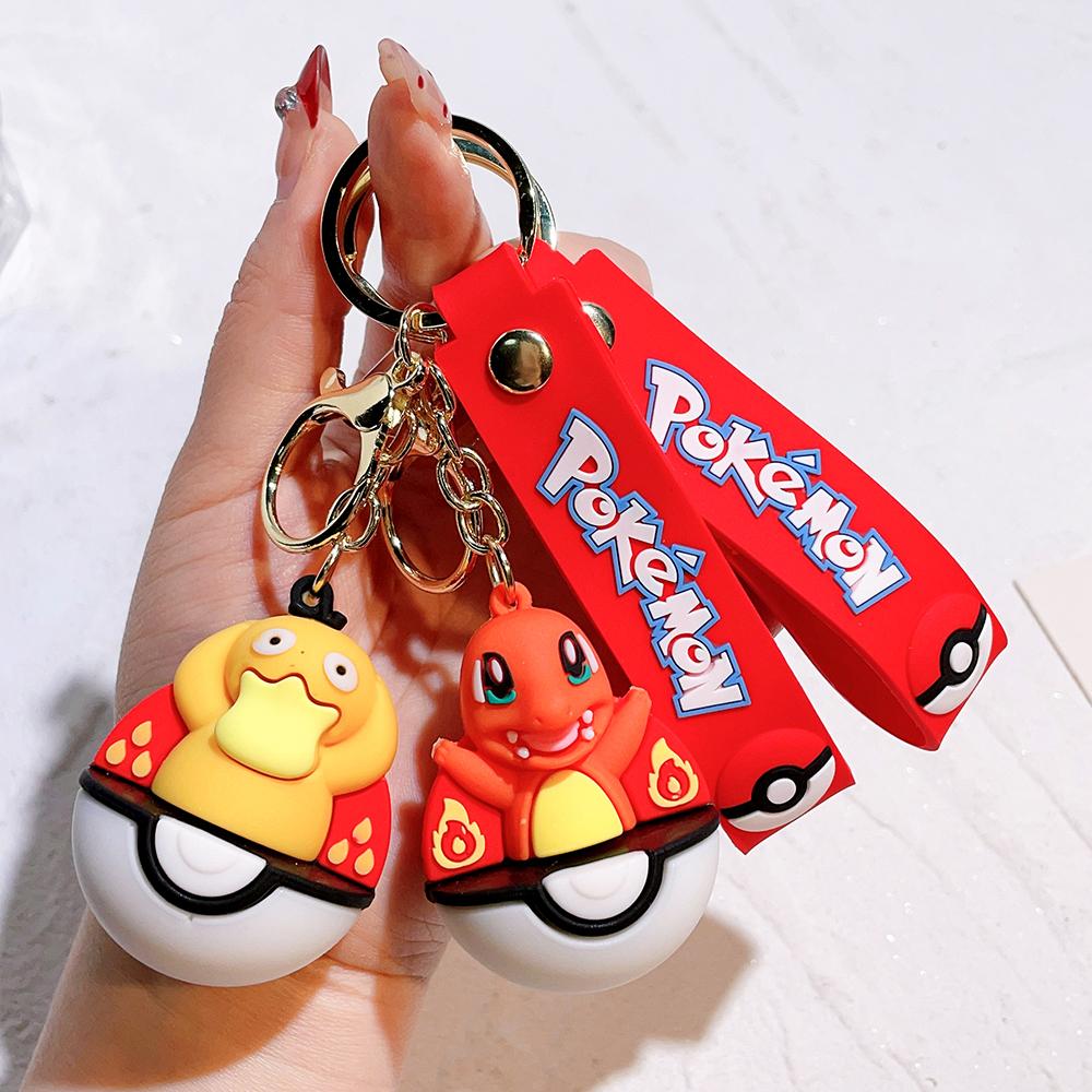 Pok é mon Pok é Ball Pikachu Keychain, Pok é mon Cute Key Pendant, Men's and Women's Keychain, Doll Machine, Gift Wholesale
