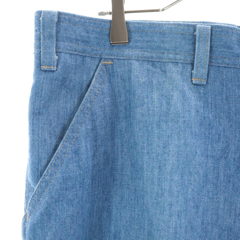 Levi's Винтажные брюки прямого кроя на молнии Scoville 80-х синие мужские б/у