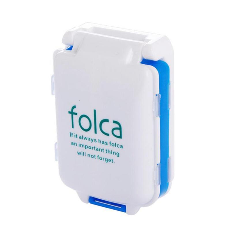 Путешествия 8 отделений коробка для таблеток держатель для таблеток-органайзер-дозатор