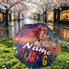 Custom Name Personalized Karol G Print Umbrella, Auto Open Close, 8‑Rib Sturdy Frame, Commute Camping Hiking Use, Birthday Gift