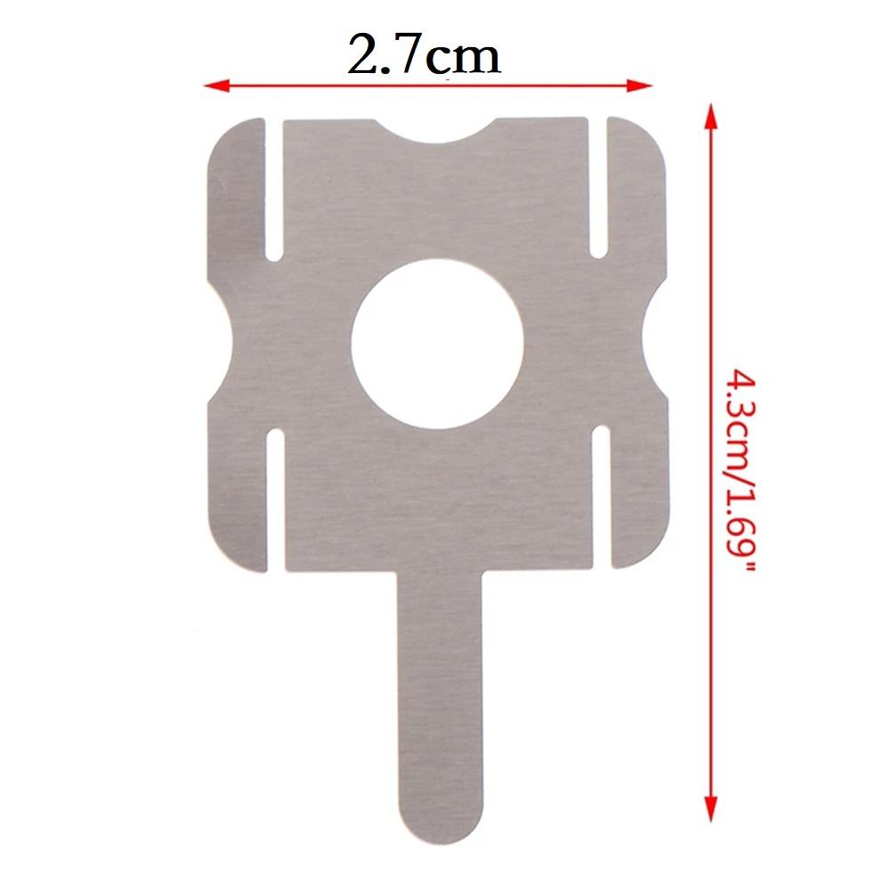 50Pcs 4S Lithium Battery Pack Replace Spot Welding Nickel Plate Plating Nickle Sheet U-shaped Strap Sheets Welding Soldering