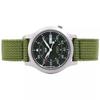 Восстановленные мужские часы Seiko 5 Military с зеленым циферблатом, автоматические SNK805K2