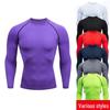 Men's Long Sleeve Quick-Drying Running Top: Breathable, Stretchy Fitness Shirt for Training and Sports
