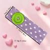 Large Button Elastic Hairband Colorful Heart Polka Dot Headband High Quality Button Hairband