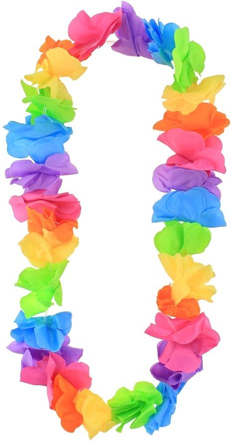 Hawaiian Necklace Hawaii Pastel Colorful Flowers