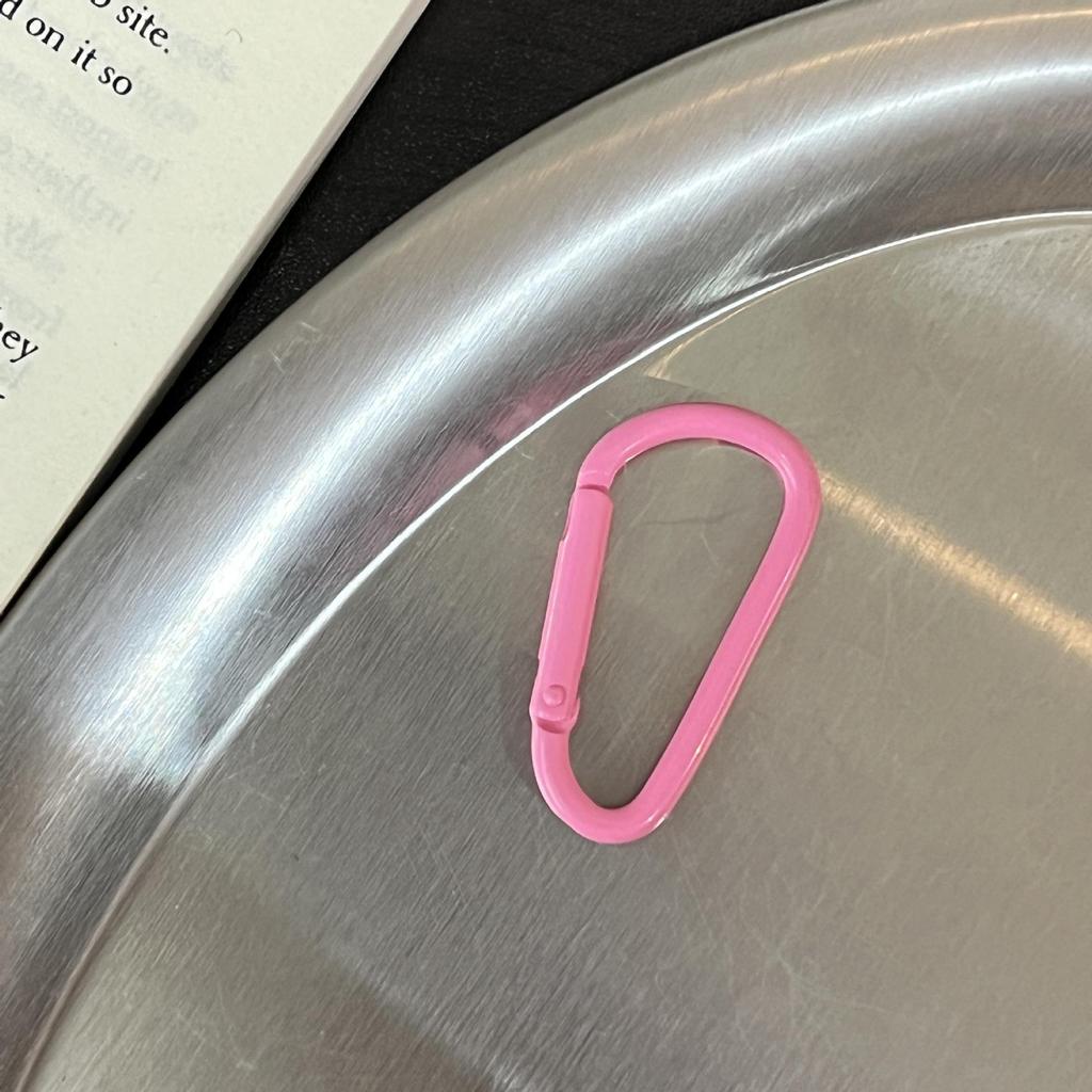 Красочный брелок-подвеска для сумки в стиле Miu, карабин, кольцо для ключей, пружинный крючок, ювелирный аксессуар