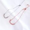 Женский браслет на лодыжку Kumi Cubic Ball Line