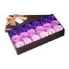 18Pcs/Box Artificial Flower Elegant Fragrant Multicolor High Simulation Soap Flower with Gift