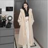 Hooded Plus Long Over the Knee Winter New Imitation Fur Mink Coat with Cotton Thickened Fur Coat