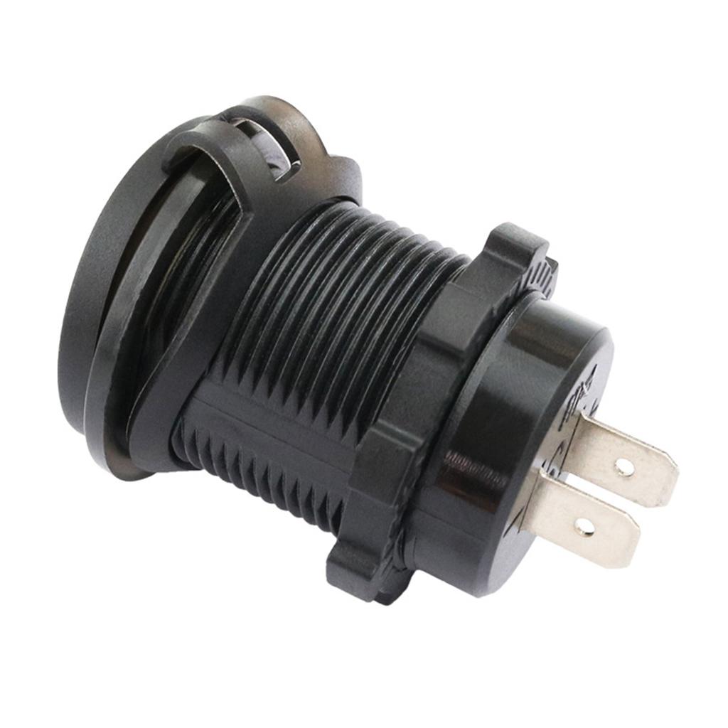 Двойной USB 3.1A разъем для зарядки 12 В 24 В автомобильное зарядное устройство для смартфона, морское автомобильное зарядное устройство с дисплеем, светодиодным вольтметром, штепсельной вилкой