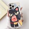 Защитный чехол для объектива для iPhone 15 Pro Max iPhone15 15Pro Милый Забавный Мультяшный Стиль Желейный Силиконовый Мягкий Чехол для Телефона