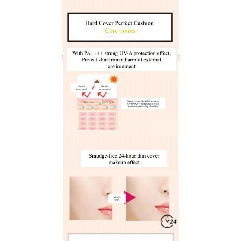 HOLIKA HOLIKA Твердая обложка Perfect Cushion SPF50+ PA++++ (4 цвета)