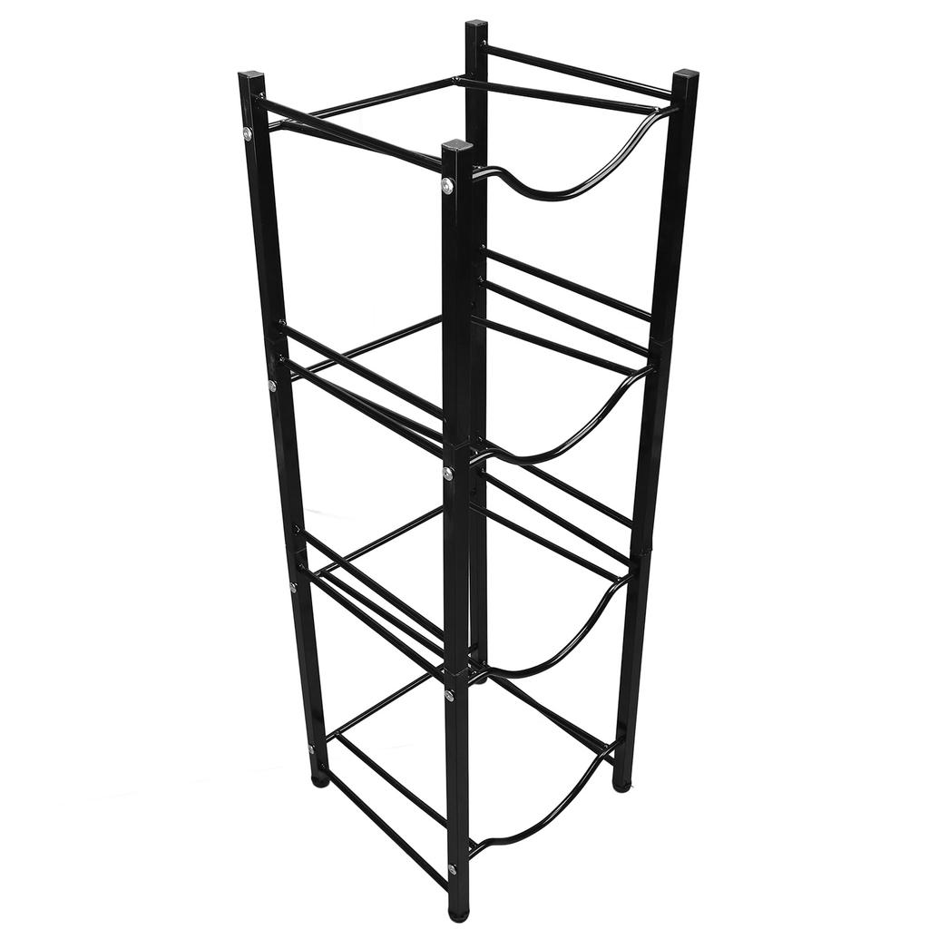 Держатель для кувшина с водой 4 уровня, экономящий место, не ржавеющий, однорядная подставка-держатель для бутылок с водой для дома, кухни, офиса