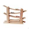 Wooden Race Track Car Ramp Racer, Vehicles Playset, Leisure Toys Montessori for Kids