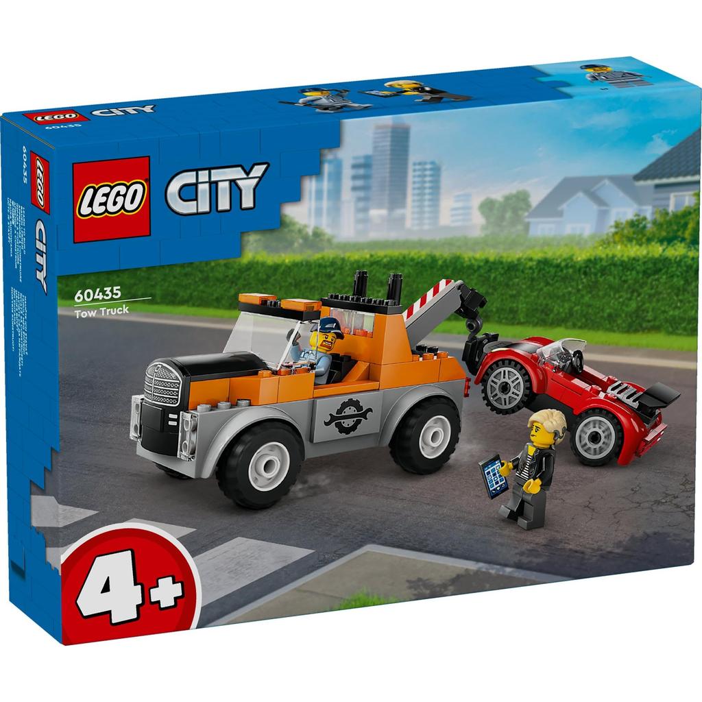 LEGO Городской эвакуатор и сломанный спортивный автомобиль игрушка подарок на день рождения блок образовательный рождественский мальчики девочки дети 4 года 5 лет 6 лет