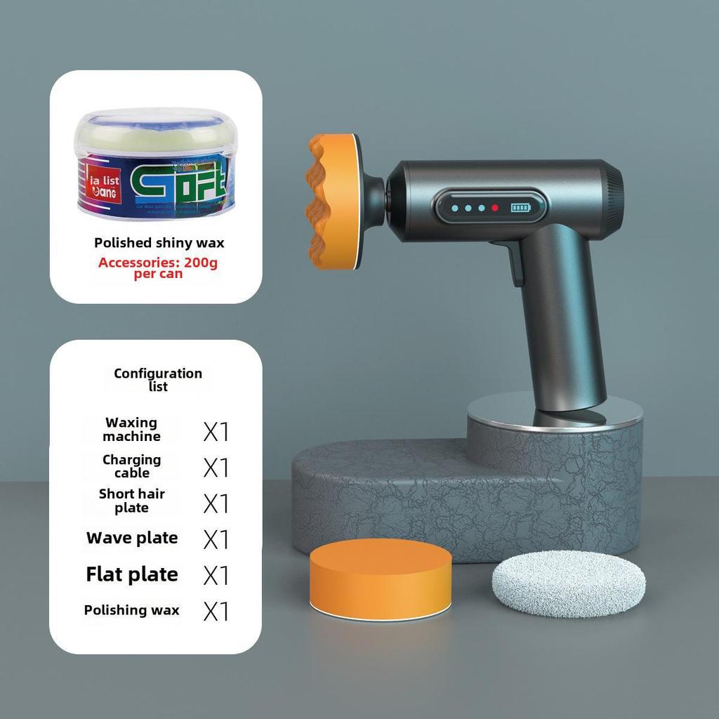 Цифровой дисплей беспроводной полировки и нанесения воска на автомобиль инструмент для домашнего использования