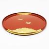 Maeju Lacquerware Tray, Vermilion, 27cm, 4M-133