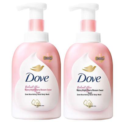 Dove Вишневый цвет Сладкий аромат Пена для душа (2x400 мл)