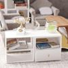 Игровой кукольный домик Мебель Миниатюрный шкаф для хранения Модель Фигурка Для макета масштаба 1/12 Реквизит для сцены