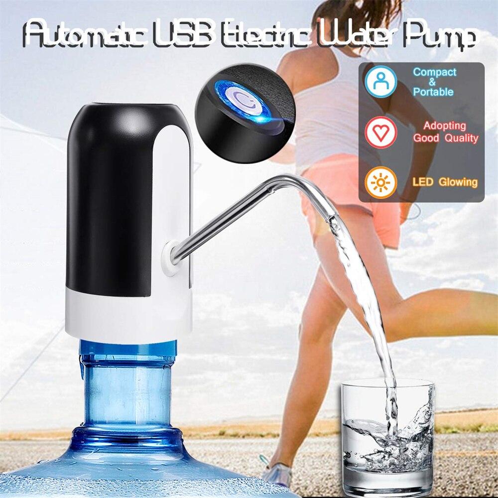 Портативный диспенсер для воды с зарядкой через USB, электрический насос для бутылки на 5 галлонов с удлинительным шлангом, инструменты в бочках