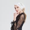 Woman Veil Lace Trim Sheer Shawl for Wedding Church Mantilla Breathable Shawl Veil Wedding Mantilla