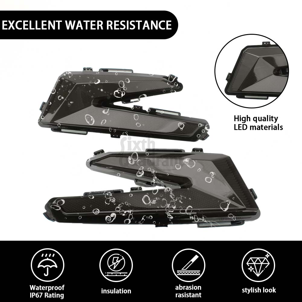 Для Can-Am Maverick X3 XDS XRS Max Turbo R 2017 2018 2019 2020 2021 2022 2023 2024 Задний светодиодный фонарь в сборе ABS Красный/Дымчатый
