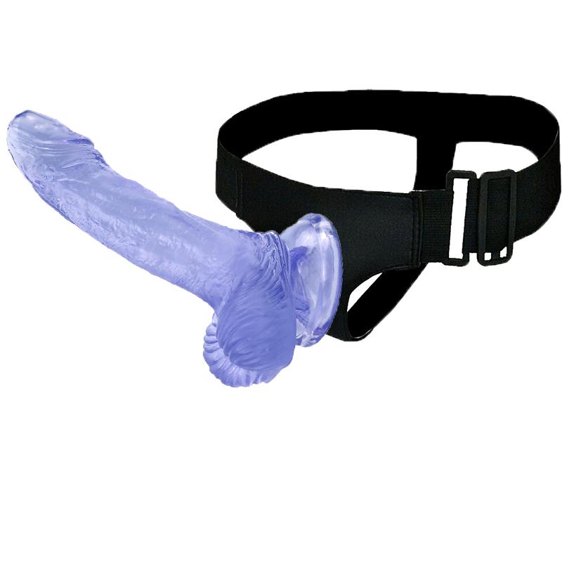 Регулируемый фаллоимитатор с ремешком для анального страпона