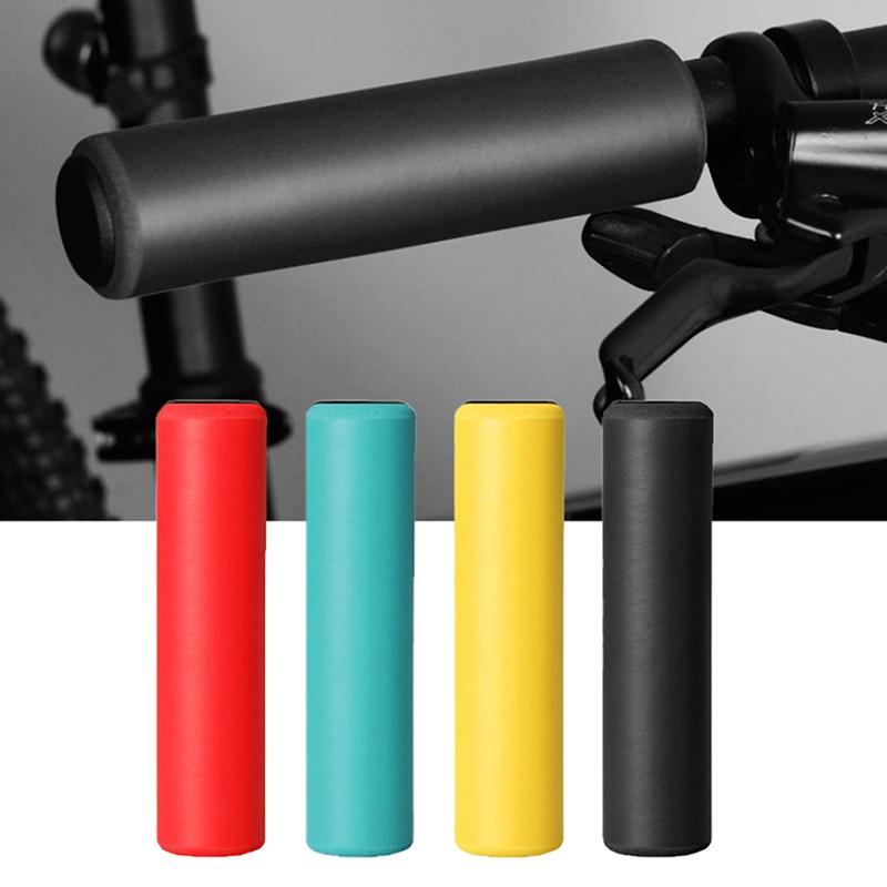 1Pair Silicone Cycling Bicycle Grips Outdoor Mtb Mountain Bike Handlebar Grips
