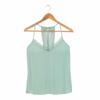V-neck Camisole with Lace On the Back Woman