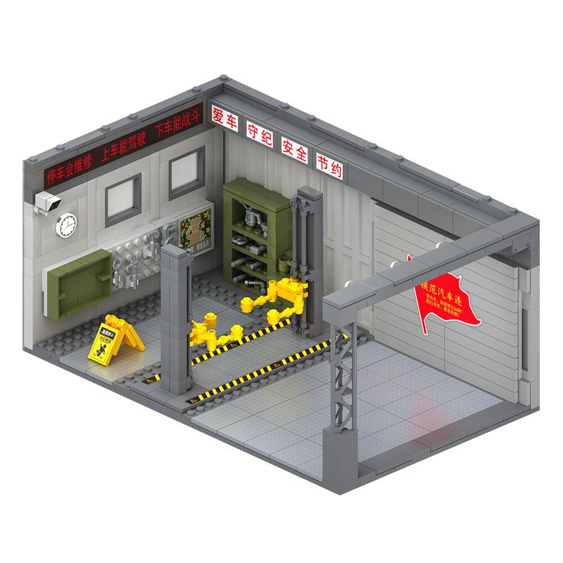 Военный набор «Чифтен» - Военная DIY сборка с MOC строительными блоками - Подарок, подходящий для мальчиков