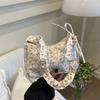 Floral Small Square Bag Fashionable Women'S Bag Small Fresh Shoulder Bag Niche Versatile Underarm Bag