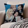 GirlGroup Kpop KKISS OF LLIFE Cushion Cover Pillowcase Antidustmite Invisible Zipper Short Plush Sofa Cushion