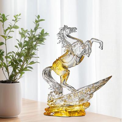 Статуя лошади, скульптура лошади, настольная фигурка из смолы, фигурка животного