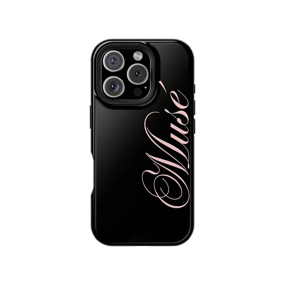 Роскошный Чехол Clmj muse talk talk для iPhone 17 16 15 14 13 12 11 X XS XR Air Pro Max Plus Двухслойная Задняя крышка