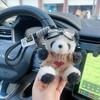 Stuffed Animal Panda Keychain Cute Pilot Panda Plush Key Ring Plush Key Ring  Women Girls