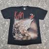 Винтажная футболка Korn с графическим принтом Follow The Leader, 90-е, метал, Slipknot
