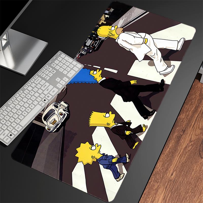 Mouse Pad Designed specifically Desk Mat Gamer Office Computer Carpet Keyboard Table Gaming Accessories TThe Simpsons Mousepad